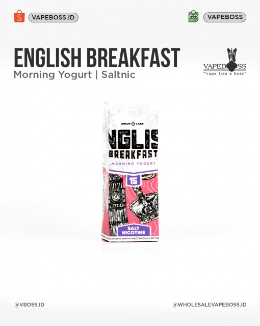 English Breakfast V5 Morning Yoghurt Salt Nicotine 30ml 35mg 