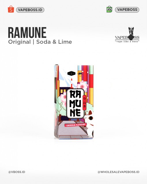 Ramune Original Flavour Soda Lime 60ml Cukai