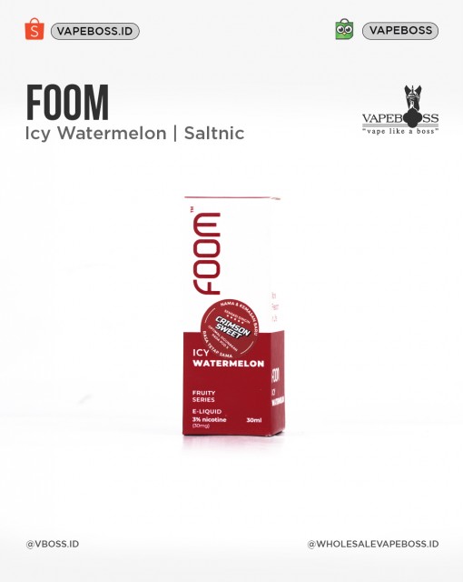 Foom Icy Watermelon Salt 30ml 30mg by Foom Lab