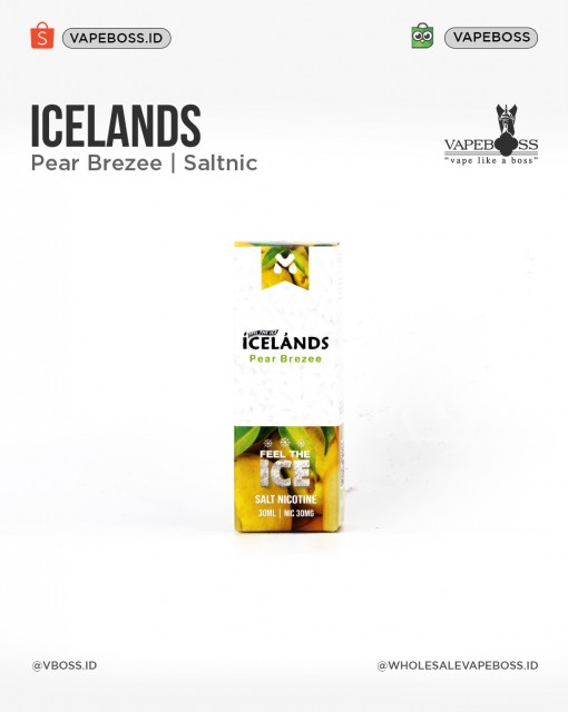 Icelands Pear Salt Nicotine 30ml 30mg By Move Juice
