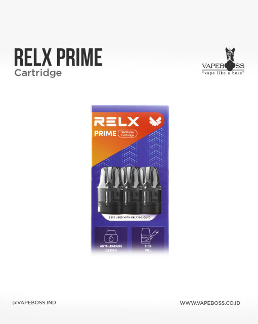 Cartridge Relx Prime 2ml Refillable Authentic