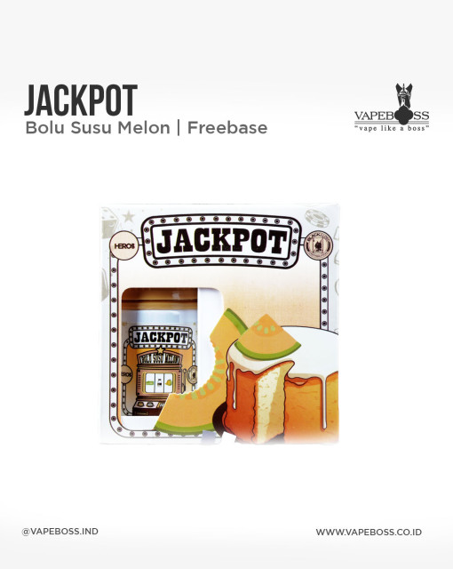 Jackpot Bolu Susu Melon 60ml by R57 | Liquid Freebase