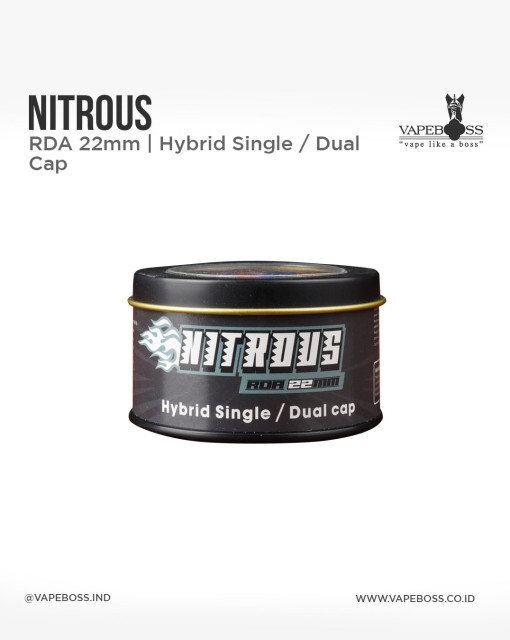 RDA Nitrous Dual Cap Only 22mm Kameha Authentic