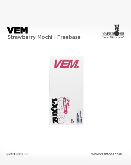 Zuxx's Strawberry Mochi 60ml by VEM x Zuxxy