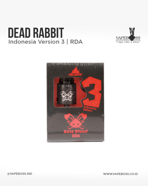 Bundling RDA Dead Rabbit V3 24mm + Cotton Hellvape by Hellvape | Atomizer