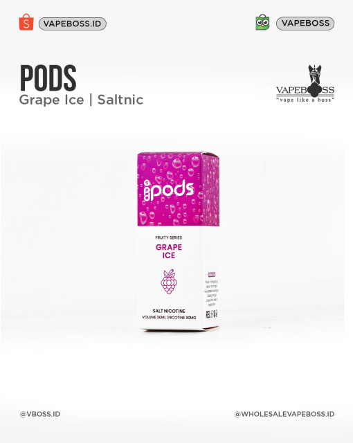 Ipods Idpods Cool Series Saltnic 30ml 30mg by Raffi Ahmad x JVS