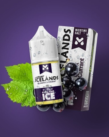 Icelands Blackcurrant Salt Nic 30ml by Move Juice | Liquid Saltnic