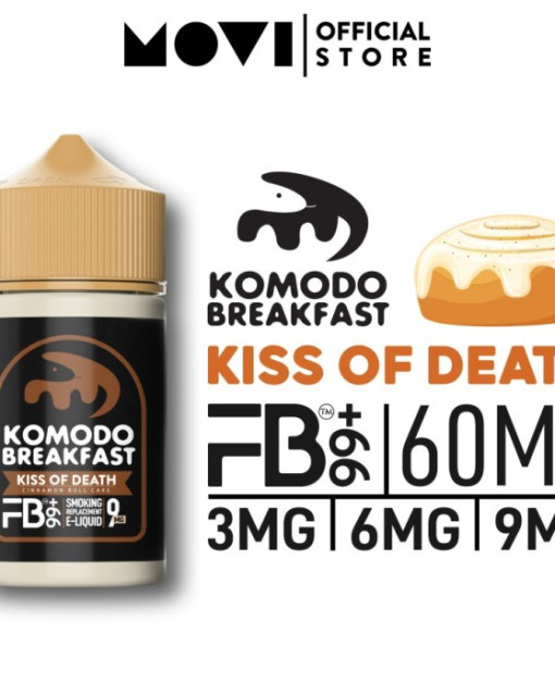 Komodo Breakfast Kiss Of Death FB99+ 60ml by Movi | Liquid Freebase