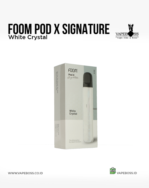 Foom Pod X Signature Series White Crystal