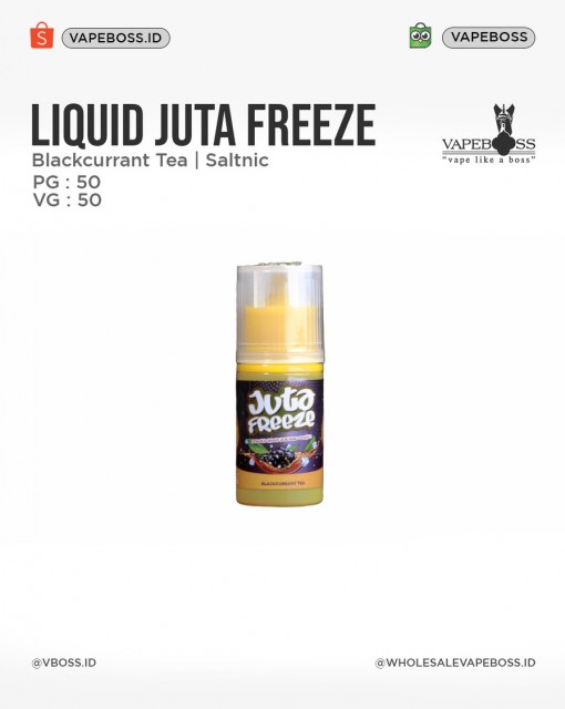 Juta Freeze Blackcurrant Tea Salt by RSR Brew x Vape Boss
