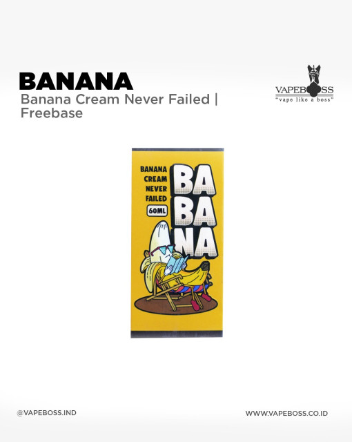 BETR Babana Banana Cream Vanilla Custard 60ml 3mg