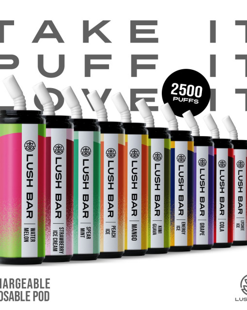 Lush Bar Disposable 2500 Puffs