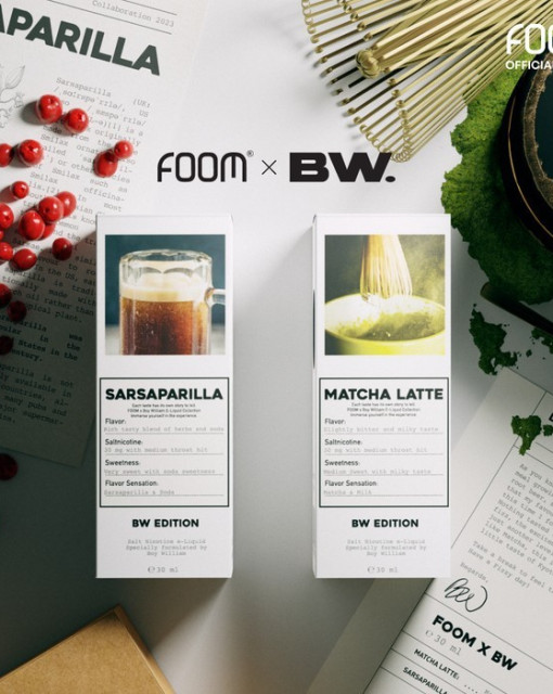 Foom x BW Matcha Latte Sarsaparilla 30ml by Foom Lab x Boy William