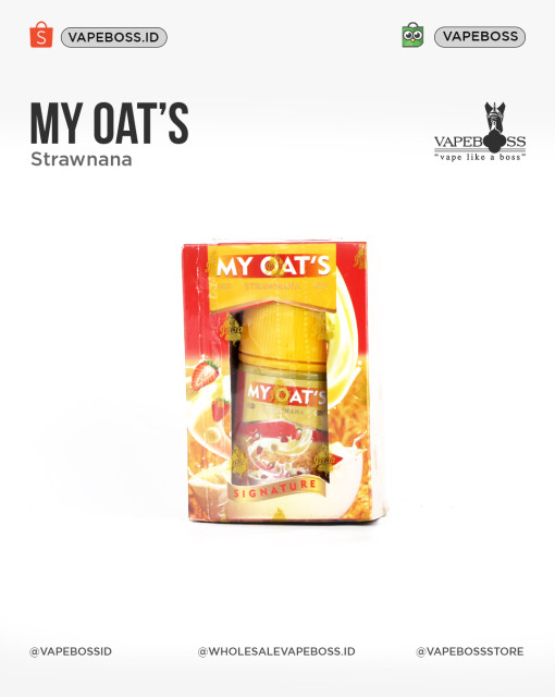 My Oats Strawnana 60ml by IDJ | Liquid Freebase