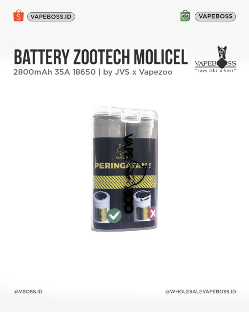 Baterai Battery Molicel P28A Inr 18650 2800Mah 35A Molicell