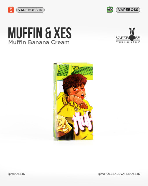 Muffin and Xes V3 Banana Cream 60ml by Reza Arap x Ora Brewery | Liquid freebase