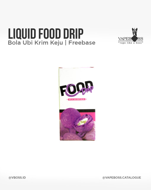 Food Drip V2 Bola Ubi Krim Keju 60ml by DND | Liquid Freebase