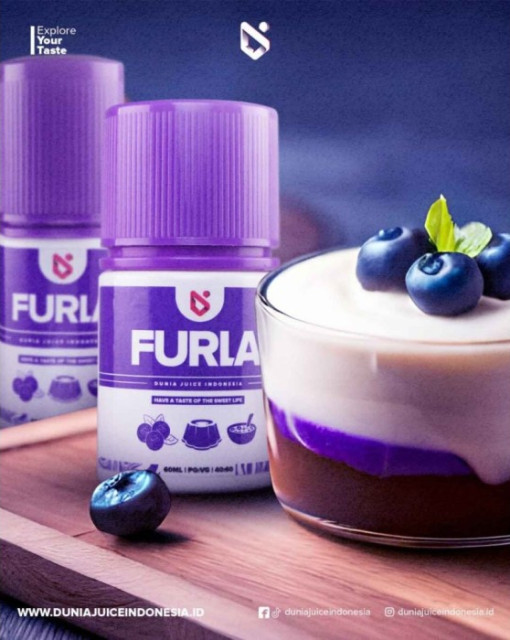 Furla V4 Blueberry Pudding 60ml by DJI | Liquid Freebase