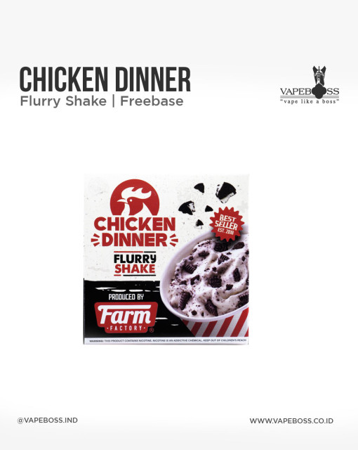 Chicken Dinner Flurry Shake 60ml By Farm Factory | Liquid Freebase