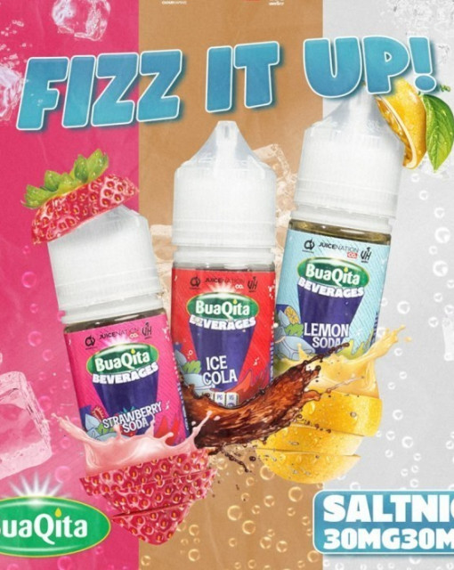 Buaqita Beverages Series 30ml Saltnic by Juicenation x Cloud Vaping x Vape Hitz | Liquid Saltnic