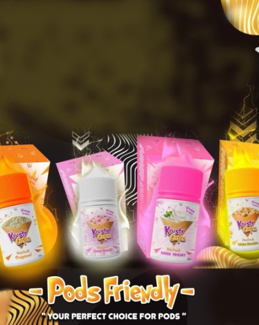 Krusty Crepes Series 30ml Pods Friendly By Dalang Vapor X Java Juice | Liquid Saltnic