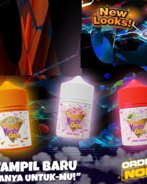 Krusty Crepes Series 60ml By Dalang Vapor X Java Juice | Liquid Freebase