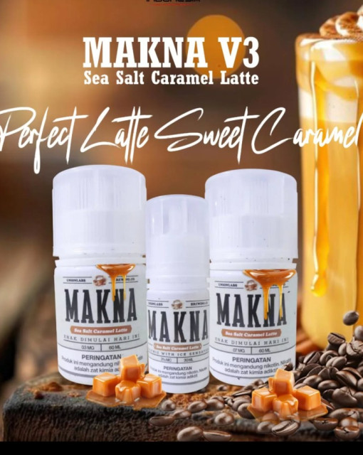 Makna Sea Salt Caramel Latte 60ml Freebase by Unionlabs | Liquid Freebase