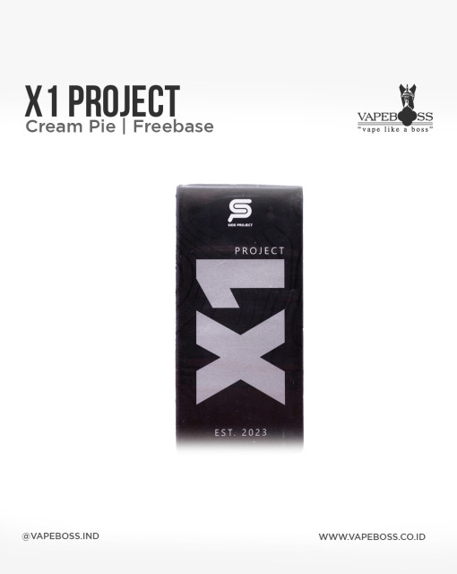 X1 Boston Cream Pie 60ml by Side Project | Liquid Freebase