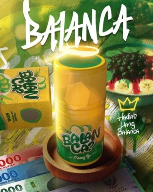 Balanca Pisang Ijo Makassar 60ml by Drippers | Liquid Freebase