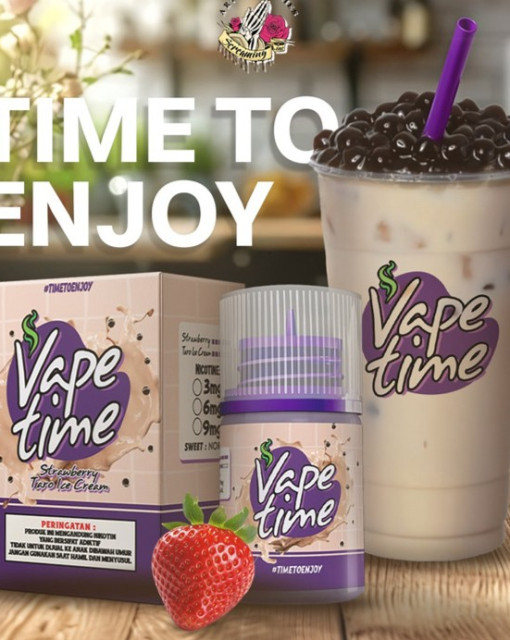 Screaming Artisan Vape Time Strawberry Taro Ice Cream 60ml by Screaming.Inc